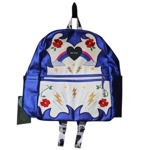 LIMITED Editi State Kane Kids metallic purple cowgirl backpack with cowgirl NWT